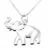 Sterling Silver Elephant Pendant with Chain