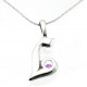 Sterling Silver Initial Pendant W Chain L