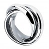 Stainless Steel Triple Band Ring Size 5