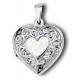 Sterling Silver Victorian Heart Locket