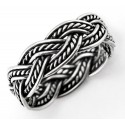 Sterling Silver Weave Band Ring