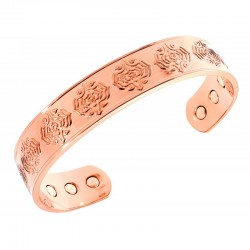 Magnetic Copper Bracelet with Celtic Design