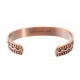 Magnetic Copper Bracelet with Waves