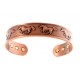 Magnetic Copper Bracelet with Horses