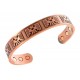 Magnetic Copper Bracelet with Bird