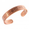 Magnetic Copper Bracelet with Arrow Keys