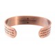 Magnetic Copper Bracelet with Cross