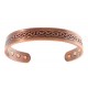 Magnetic Copper Bracelet with Celtic Design
