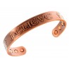 Magnetic Copper Believe Bracelet