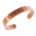 Magnetic Copper Faith Bracelet