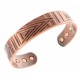 Magnetic Solid Copper Bracelet with Arrow