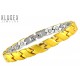 Extra Strength Stainless Steel Magnetic Ladies Bracelet Gold Plated