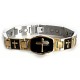 Extra Strength Stainless Steel Mens Magnetic Bracelet with Cross