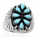 Sterling Silver Ring With Turquoise Size 6