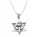 Sterling Silver Star of David Pendant with Chain
