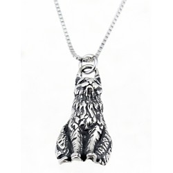 Sterling Silver Sitting Cat Pendant with Chain