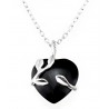 Sterling Silver Onyx Pendant with Chain