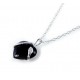 Sterling Silver Onyx Pendant with Chain