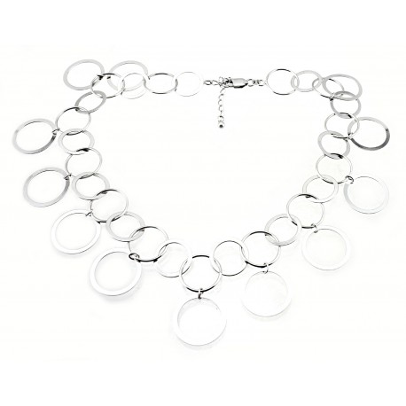 Sterling Silver Harmony Links Necklace