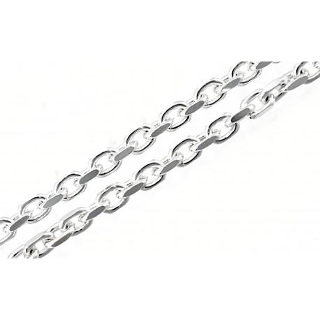 Sterling Silver Cable Chain 24 Inch