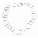 Sterling Silver Harmony Link Necklace 18 Inch