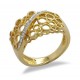 18K Gold Ring with Diamond Size 7