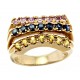 10K Gold Ring with Sapphire Size 7