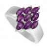 Sterling Silver Ring w Amethyst Size 7