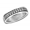 Sterling Silver Ladies Spinning Ring