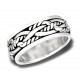 Sterling Silver Heavy Woven Rope Spinning Ring