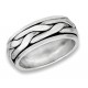 Sterling Silver Unisex Spinning Ring