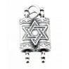 Sterling Silver Torah Charm Star of David
