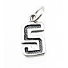 Sterling Silver Charm Jersey Number 5