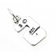 Sterling Silver Charm Jersey Number 5