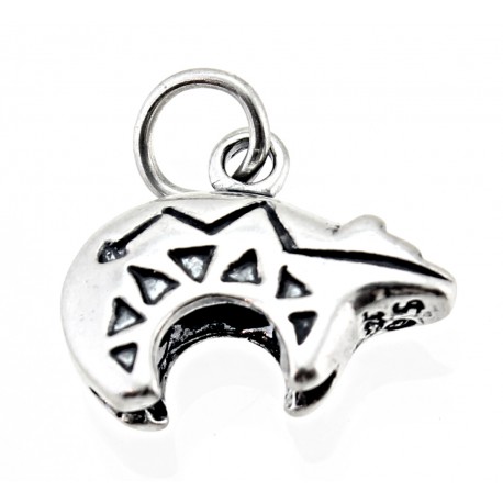 Southwestern Sterling Silver Bear Charm