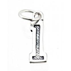 Sterling Silver Charm Jersey Number 1