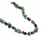 Turquoise and Tiger-eye Necklace with Sterling Silver