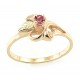 10K Black Hills Gold Ladies Ring with 3MM Turmaline