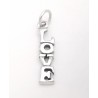 Sterling Silver LOVE Letter Charm or Pendant