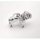 Sterling Silver 3D Bulldog Charm or Pendant