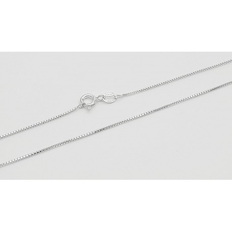 Sterling Silver Box Chain 30 Inch Long