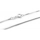 Sterling Silver 1MM Box Chain 18 Inch Long