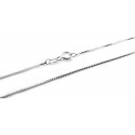 Sterling Silver 1MM Box Chain 20 Inch Long