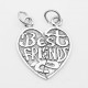 Sterling Silver Best Friends Charm Pendant