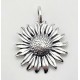 Sterling Silver Sunflower Pendant