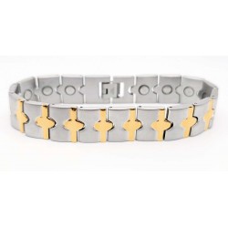 Magnetic Stainless Steel Link Bracelet