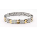 Magnetic Stainless Steel Link Bracelet