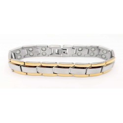 Magnetic Stainless Steel Link Bracelet