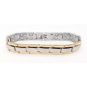 Magnetic Stainless Steel Link Bracelet