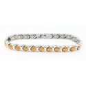 Magnetic Stainless Steel Link Bracelet